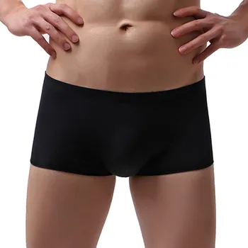 

Solid Boxer Men Underwear Boxers Fashion Splicing Soft Underpants Knickers Shorts Sexy Underwear Ropa Interior Hombre New