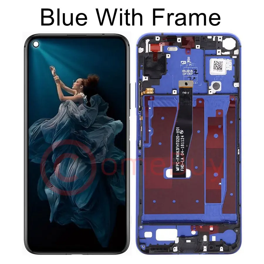 ЖК дисплей Comebuy для Huawei Honor 20 сенсорный экран с дигитайзером и рамкой замены