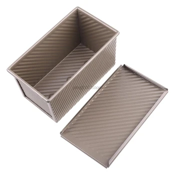 

Toast Bread Mold Non Stick Loaf Pan with Lid DIY Baking Tool For Homemade Cakes