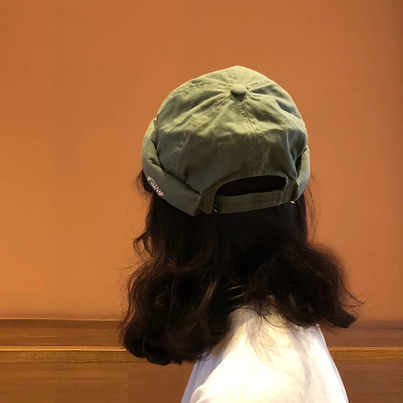 

Thin Hat without Brim Skullcap di zhu mao Men's Street Cool Hip Hop Hat Men's Rogue Cap Sailor Yuppie Cap