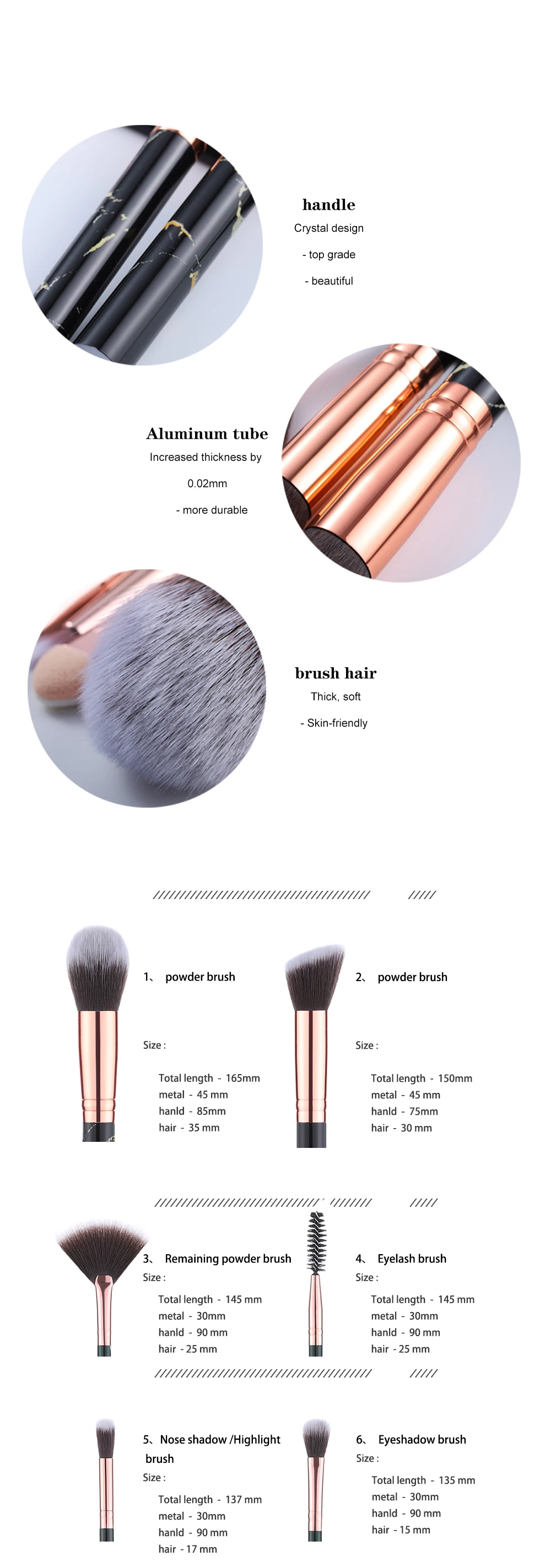 Makeup Brushes Set Cosmetic Powder Eye