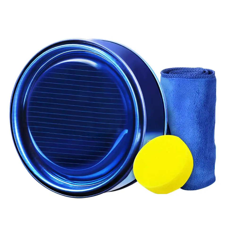 

Car Wax Coating Polishing Decontamination Light Scratch Repair Wax Maintenance Wax Paint Surface Coating With Sponge and Towel