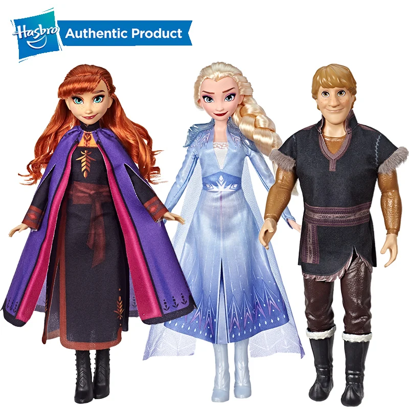 Hasbro Дисней замороженная Эльза Модная Кукла с длинными светлыми волосами и голубой эта Кукла Эльза как подарок на день рождения праздник