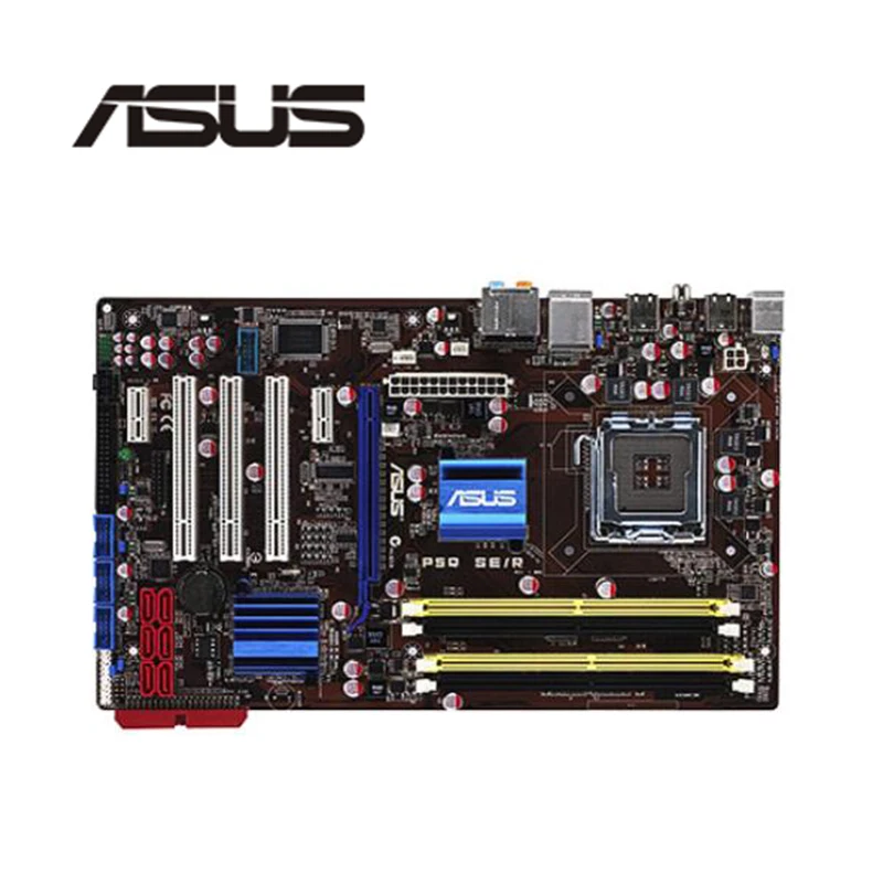 

For Asus P5Q SE2 Desktop Motherboard P45 Socket LGA 775 Q8200 Q8300 DDR2 Original Used Mainboard On Sale