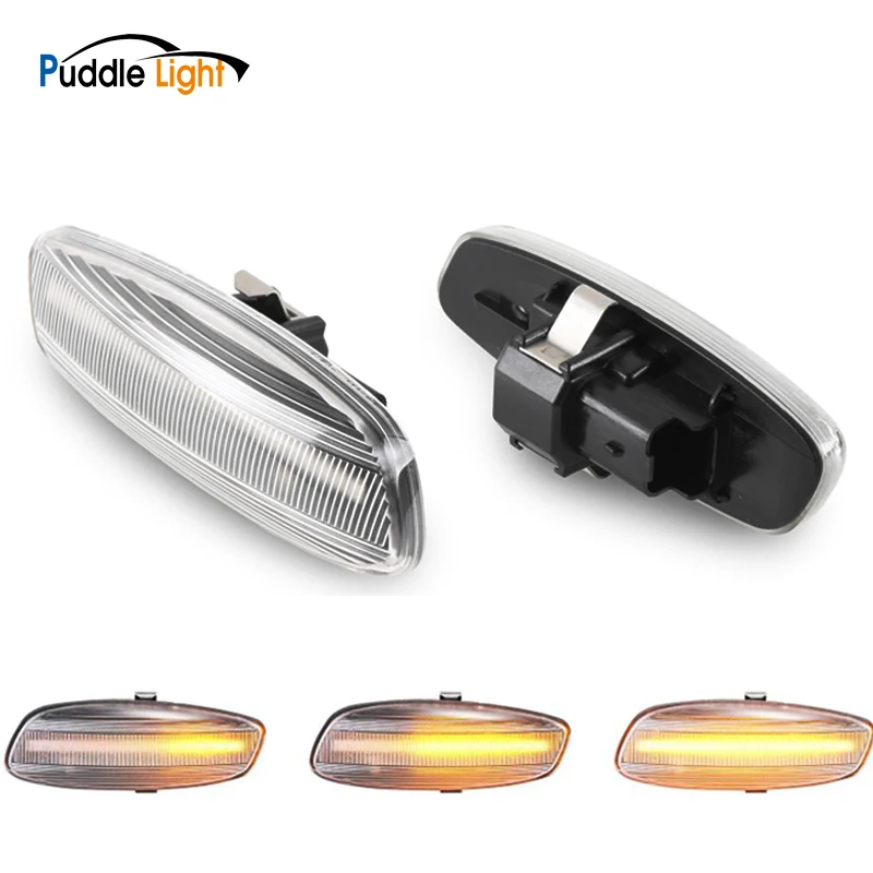 

Car Led Side Marker Light Flowing Turn Signal Sequential Blinker For Citroen C4 Coupe Picasso C5 C3 DS3 DS4 Side Marker Light