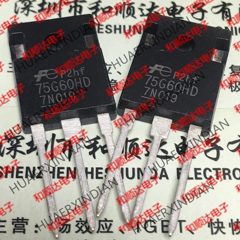 5 шт. FGW75N60HD 75G60HD TO-247 IGBT 600V 75A