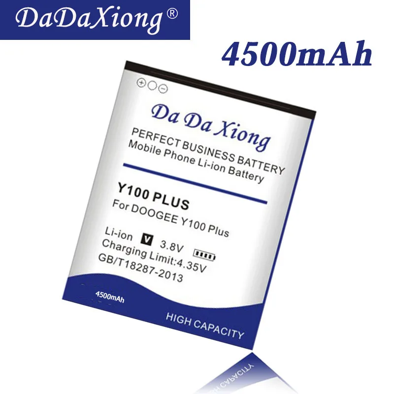 Оригинальный аккумулятор Da Xiong 4500 мАч Y100 Plus для сотового телефона Doogee Valencia2
