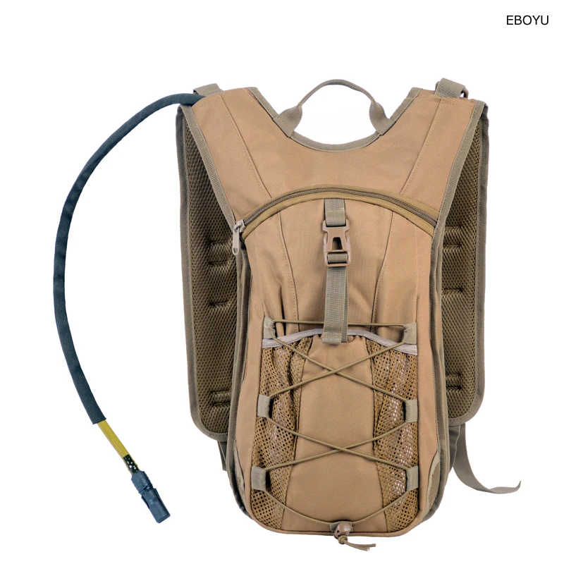 

EBOYU Tactical Hydration Pack Backpack Water Backpack+3L BPA Free Bladder Bag for Hiking Biking Running Walking and Climbing 084