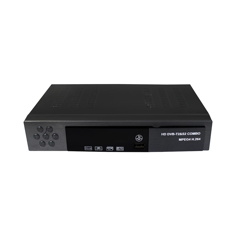  Vmade HD Digital Terrestrial Satellite Receiver Combo DVB-T2 DVB-S2 Fully 1080P H.264 TV Tuner Supp