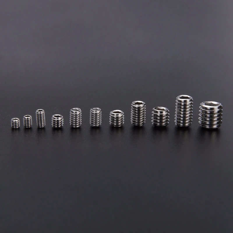200 шт. 304 винты из нержавеющей стали с шестигранной головкой ассортимент винтов набор M3/M4/M5/M6/M8
