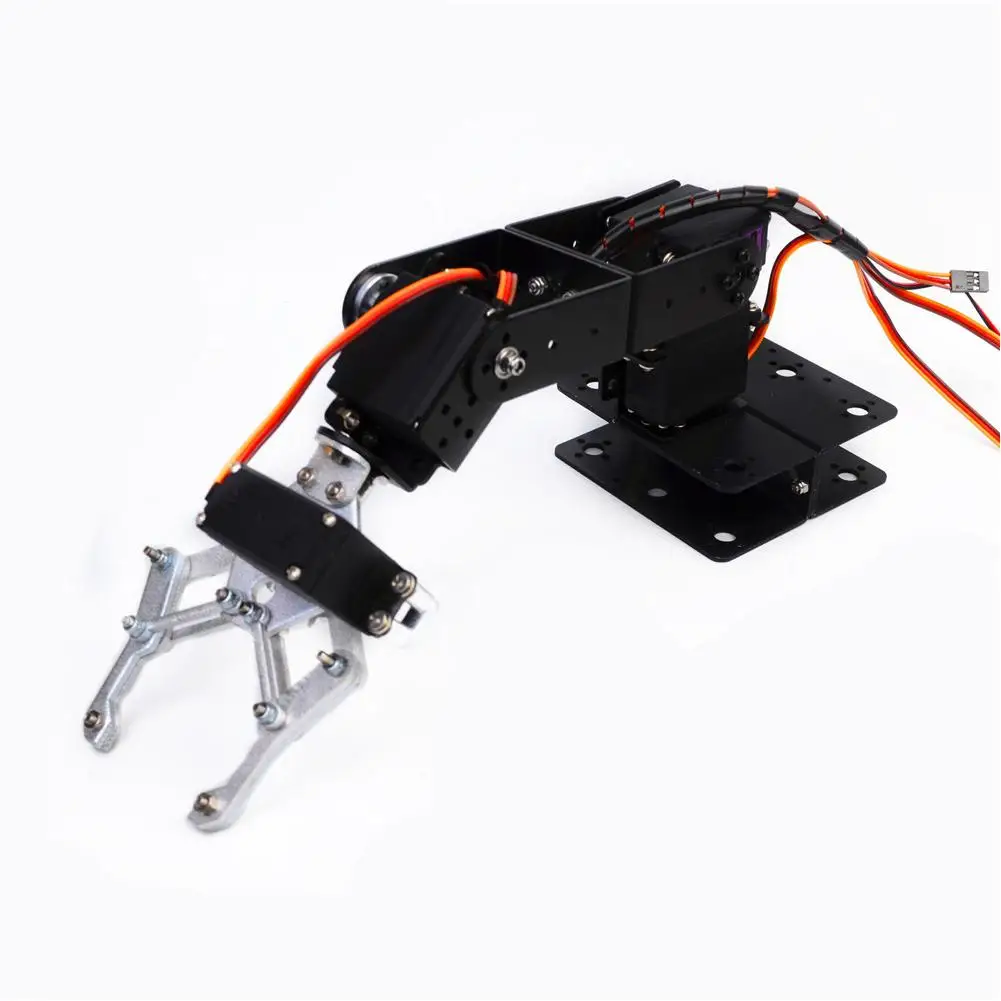 MeterMall алюминиевый сплав Arduino 4 механическая рука DIY робот аксессуары без рулевого