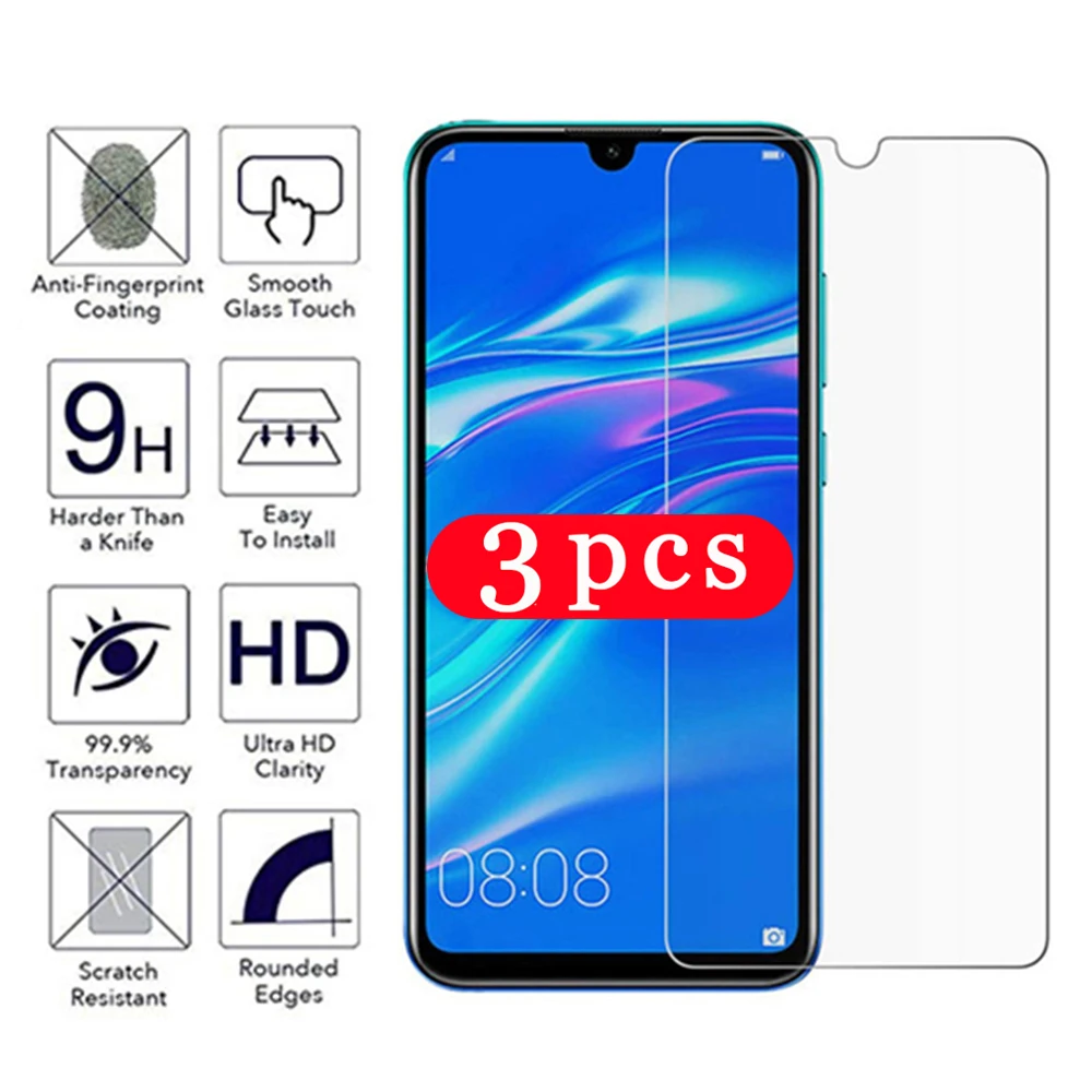 3 шт. закаленное стекло для huawei p smart plus 2020 2019 2018 защитная пленка pro Z S Защитная