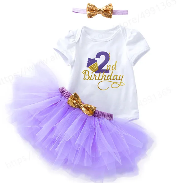 Baby Girl Clothes 2nd Birthday Dress Outfits 2 Years Girls Boutique Clothing Christening Dresses For Toddler Girls Birthday Dress