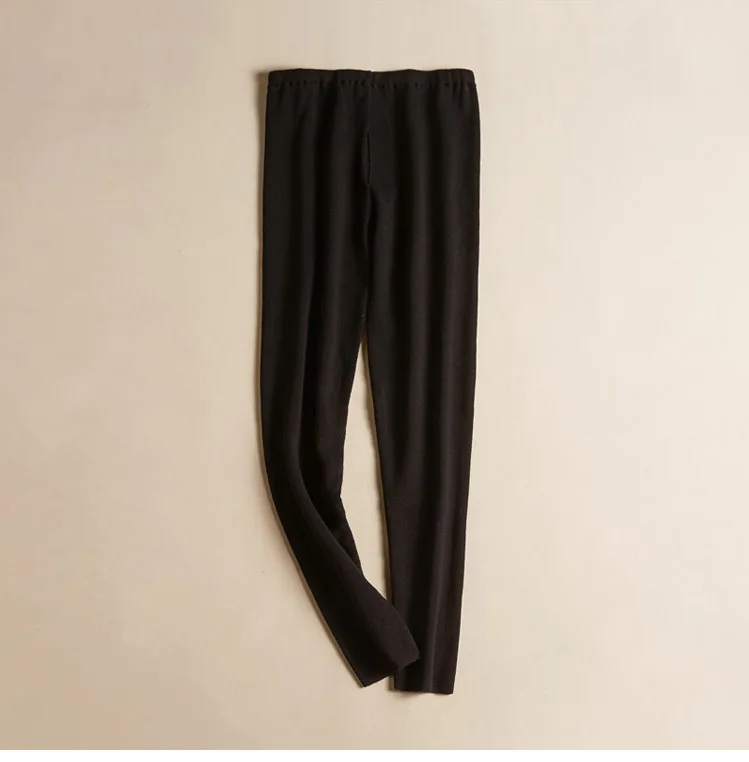 Thickened Silk Cashmere Blended Leggings Autumn Pants Women's Warm Pants Pencil Pants Boots Pants Wool Pants yoga pants