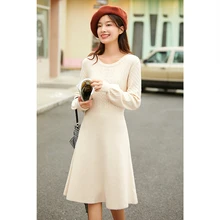 Proionta Women One Pieces Dress Solid Color O Neck Long Zipy Aples Agores Apo Aliexpress