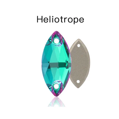Heliotrope Хрустальная с плоской стороной пришить стразы стеклянные стразы для рукоделия Рождество/одежда одежды бижутерия для декорирования сшить - Цвет: Heliotrope