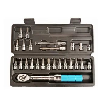 

1/4inch Steel Click Adjustable Torque Wrench Tools kit set Bicycle Bike Repairing Spanner Hand Tool set