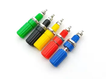 

10PCS Binding Post FOR Speaker 4mm Banana Plug Test probe Conversion ADAPTER