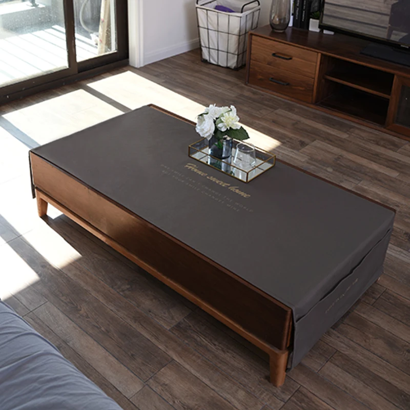 

Cotton Linen Tablecloth kitchen table Coffee Solid Decorative Waterproof Oilproof Thick Rectangular Table Cover Tea Table Cloth
