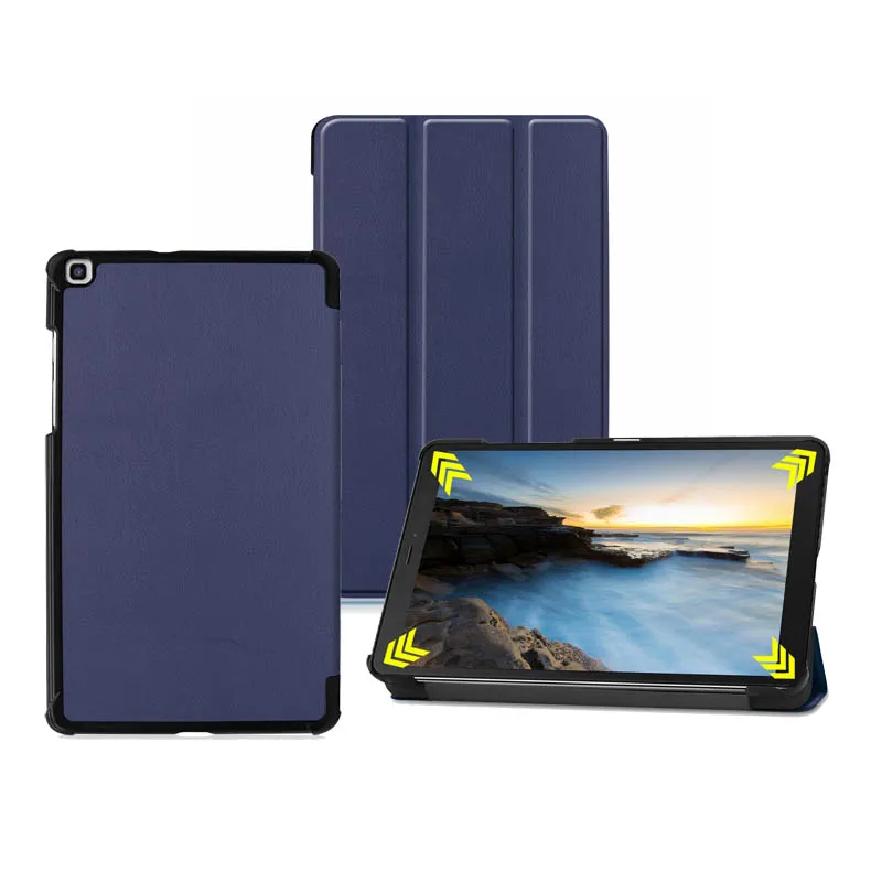 

Luxury Slim Folding PU Cover For Samsung Galaxy Tab A 8.0 2019 Flip Case T290 T295 T297 (200PCS/Lot)