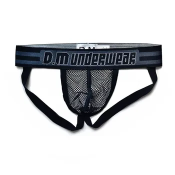 

Male underwear gay men's underpants mesh perspective men's thongs sissy jockstrap breathable tanga hombre string homme sexy