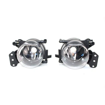 

1 Pair Fog Lights Front Bumper Lamps For BMW E60 E61 E63 E46 X3 325i 525i W/ Blub Black