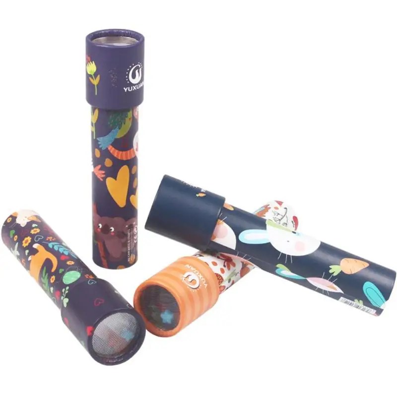 Classic Toys Kaleidoscope Rotating Magic Colorful World Toy For Children education Kids Puzzle Toy Gift Creativity Imagination