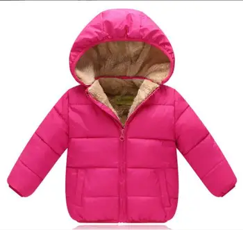 

2019 Winter Baby Girls & Boys Winter Jackets Winter hooded children's cotton-padded Outerwear Clothes Children Warm Jackets 2-6Y