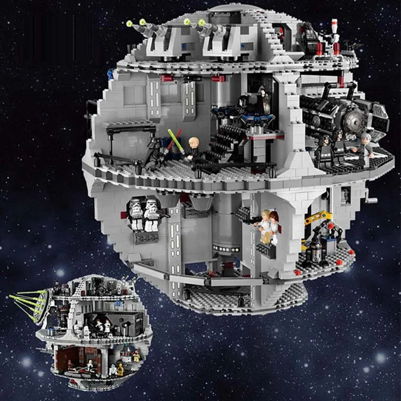 

MORK Building Blocks Star Series War Death Star 3818pcs Bricks Toys Model kit Compatible leinglys 10188 XMAS Gifts for Kids
