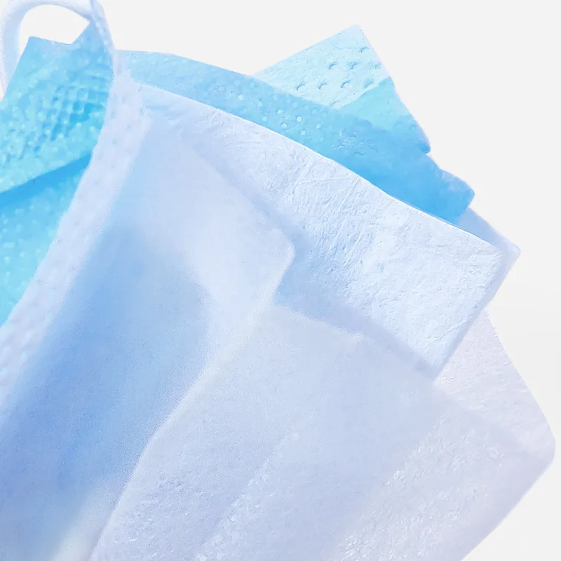 

30/50pcs Children Face Mask Disposable Protection Three Layer Currently Available Ear Style Kids Meltblown Fabric Manufacturers