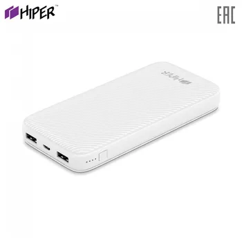 

Power Bank Hiper SPX20000 fast charge PD QC type-c macbook charger compact power banks external battery 20000 mAh 20000mAh 3A 2xUSB 1xType-C
