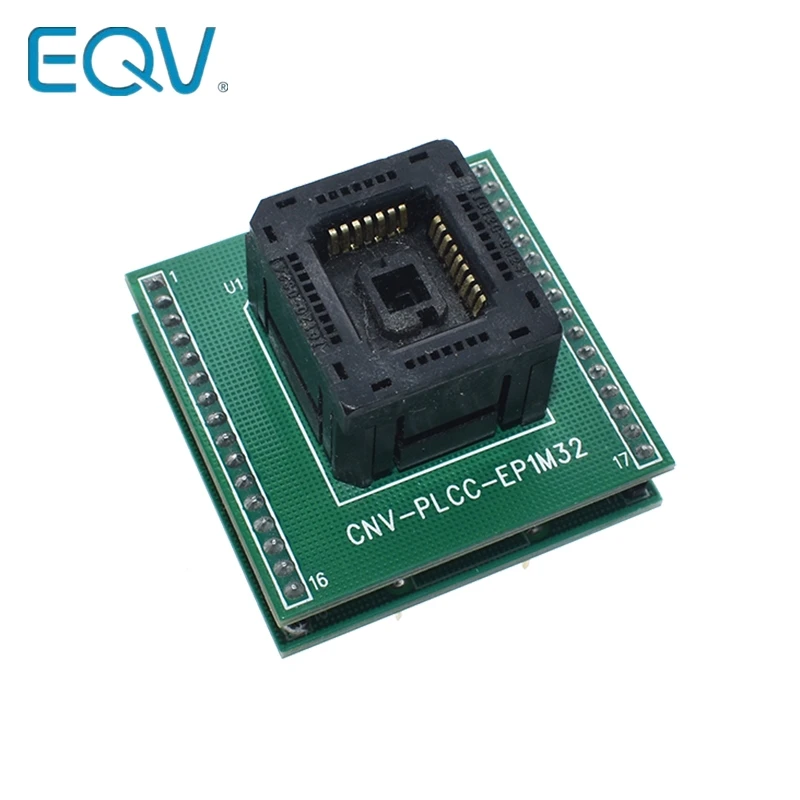 Программатор PLCC32 высокого качества переходник с разъемом CNV-PLCC-EP1M32 0324-309 платой
