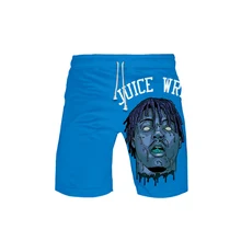 Salute to Rapper Juice WRLD хип хоп эмо ловушка Lucid Dreams 3d принт летние мужские модные трендовые шорты популярные повседневные летние шорты