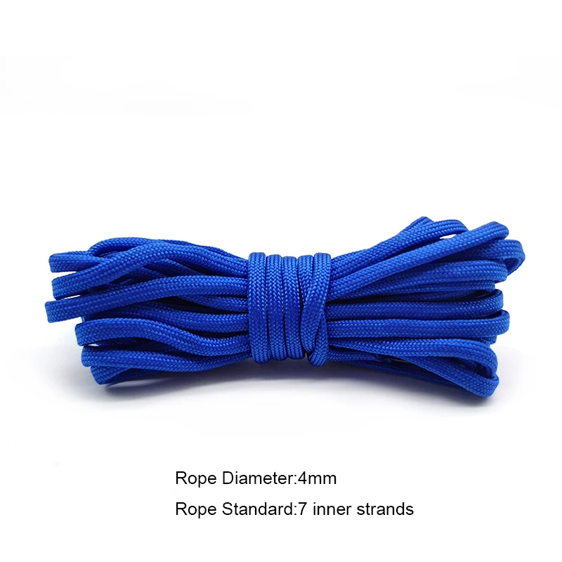 550 Paracord Parachute Cord Lanyard Tent Rope Guyline Mil Spec Type III 7 Strand 50FT 100FT For Hiking Camping