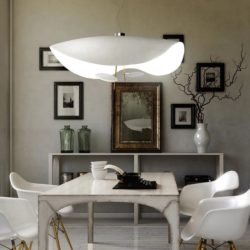 

Modern LED Pendant Lights Curved Surface Kitchen Hanging Lamps For Restaurant Living Room Decoration Home Decor Lighting Fixture