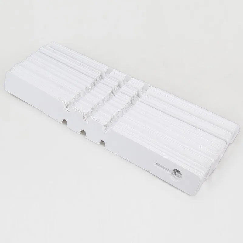 

200 Pcs White Plastic Plant Tree Tags Nursery Garden Lables 2x20cm Wrap Around Hanging Tags Nursery Garden Stakes Large Writing