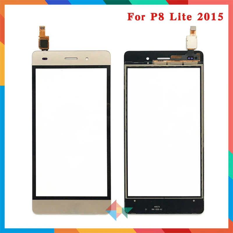 Высокое качество для huawei P8 Lite P8 Mini 5," и P8 Lite 5,2" сенсорный экран дигитайзер Переднее стекло объектив сенсорная панель