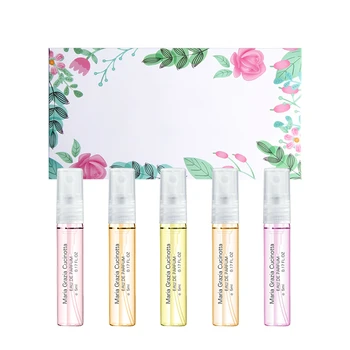 

5ml * 5 Original Women's Perfume Student Set Gift Box Five-piece Set Long-lasting Fragrance Gift Box Packaging Perfume
