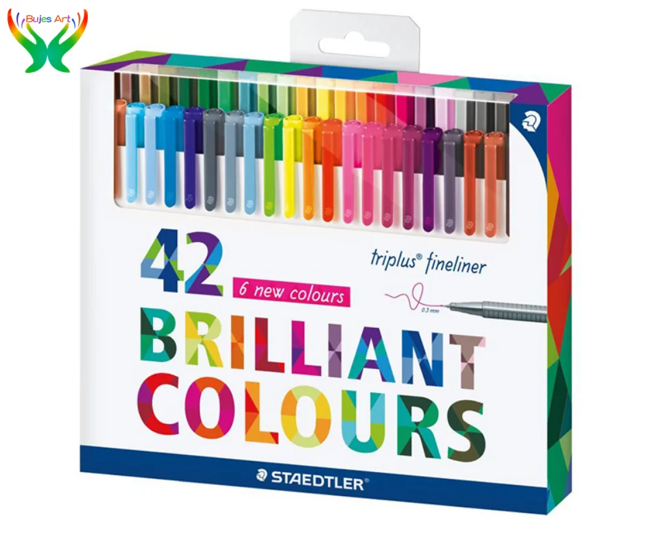 Ручка для рисования по линии Staedtler 36/42 цветов тонкая ручка 334 граффити цветная