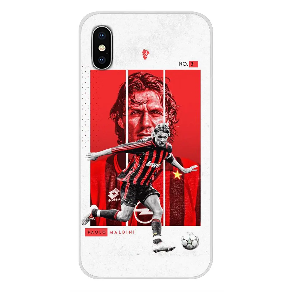 images 6 Футбольная звезда Paolo Maldini для Xiaomi Redmi 4A S2 Note 3 3S 4 4X5 Plus 6 7 6A Pro Pocophone F1 аксессуары чехлы для телефонов - Цвет: images 6