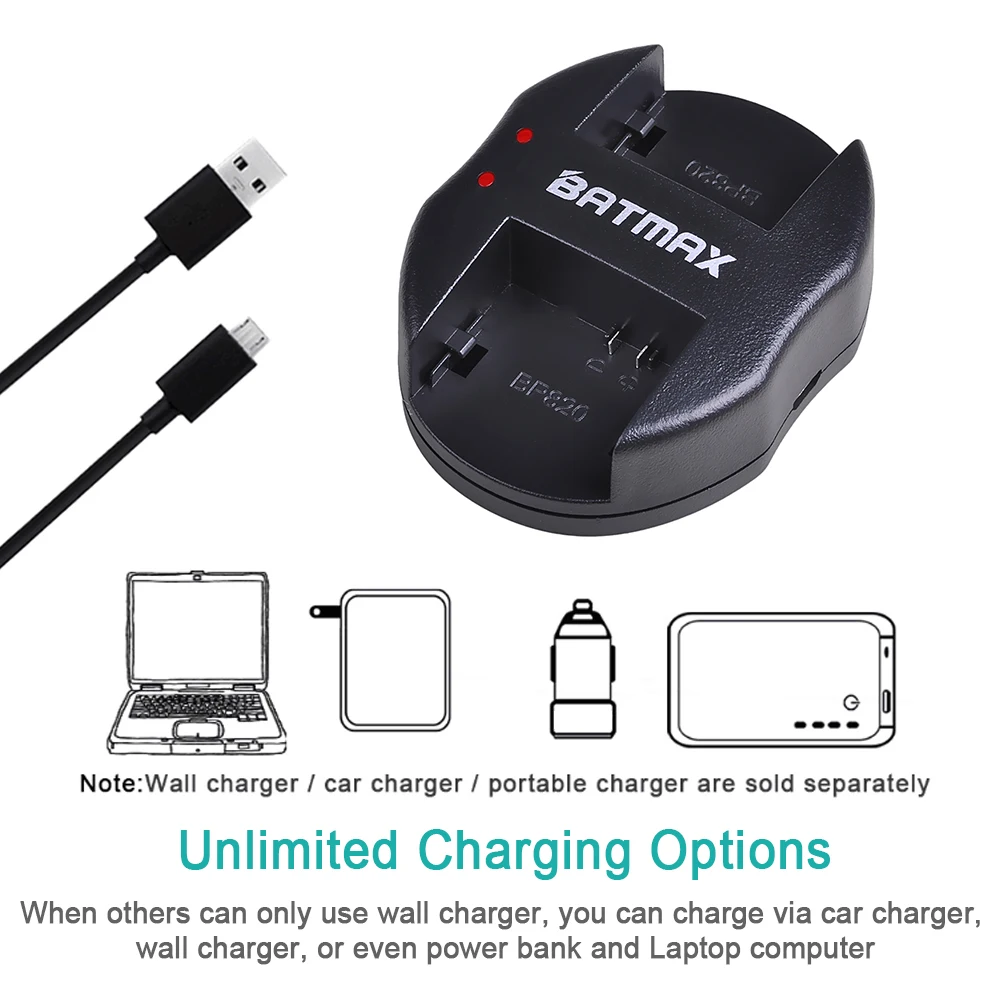 Bateria + Usb Duplo para Canon Pces 828 Carregador Bp820 Vixia Gx10 Xf400 Xf405 Hfg30 Hfg40 hf G50 G60 2 2900mah Bp-828 bp - Image 5