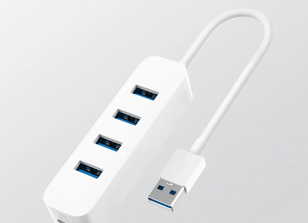 Xiaomi Mijia USB3.0 концентратор мульти 4 USB Высокоскоростной разветвитель USB-C Hab устройство для чтения карт SD TF все в одном для ПК Компьютерные аксессуары