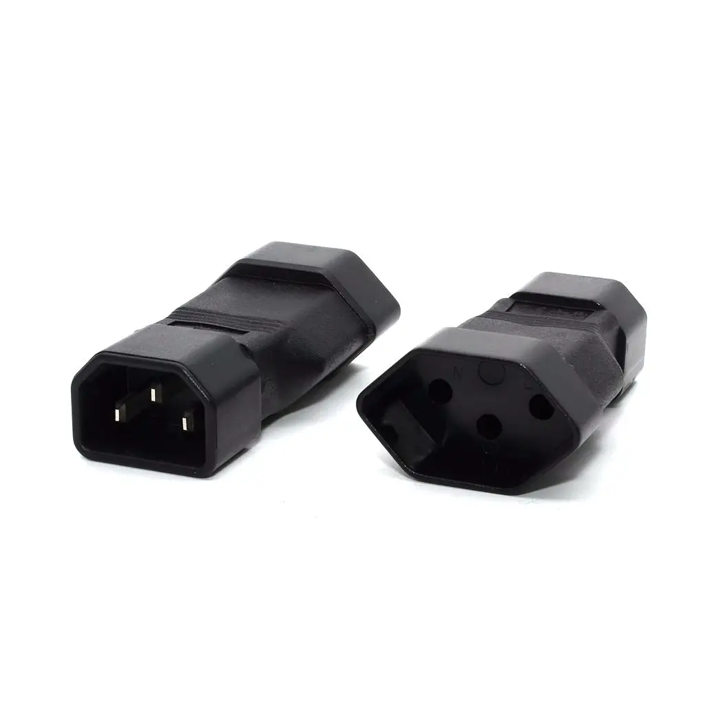 Новинка IEC 320 C14 в европейскую швейцарскую розетку швейцарские 3Pin штекер гнездо