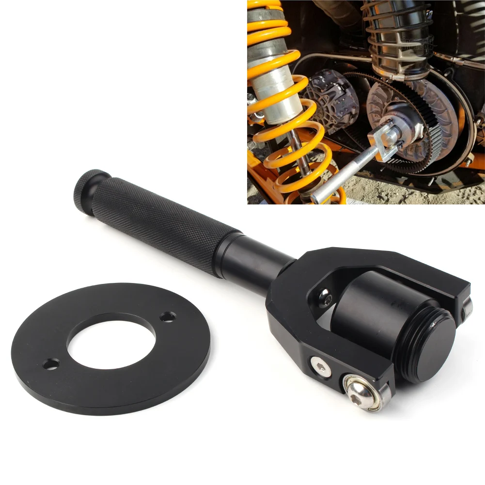 

64''/72'' Aluminum Belt Changing Tool Clutch Removal For Can-Am Maverick X3 Max Turbo Black