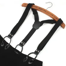 Новое поступление, мужские повседневные подтяжки с 6 кнопками, эластичные регулируемые штаны, Tirantes, ремни, аксессуары для одежды