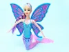 2022 nueva muñeca de sirena de natación de moda niñas muñeca clásica mágica de sirena con juguete de ala de mariposa para regalos de cumpleaños de niñas ► Foto 3/3