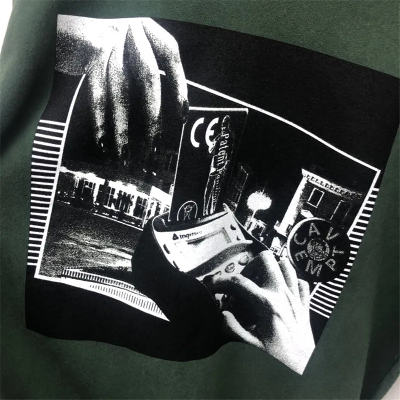 Cav Empt толстовки для мужчин и женщин, цифровое управление, инъекционная печать, хип-хоп зима