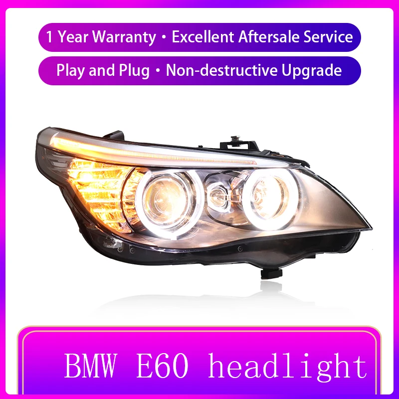

2003-2010 Year FOR BMW E60 523i 525i 530i LED Head Lamp