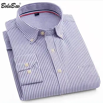 

BOLUBAO Brand Men Shirts 2020 Slim Fit Retro Spring Street Fashion Men's Casual Shirts Trend Printing Office Male Shirt