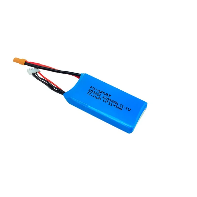 3S 11.1V Lipo Battery For XK X450 FPV RC Airplanes Spare Parts Accessory 1100mAh 1300mAh 11.1V replace Batteries For X450 1Pcs